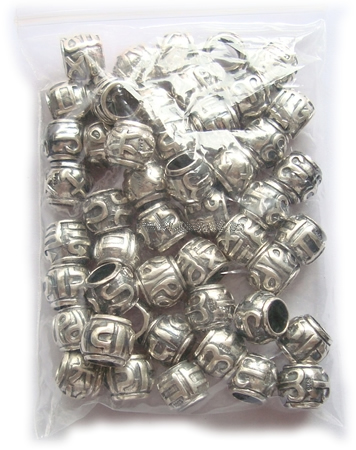 European beads style, 925 sterling silver, non twist the screw in the hole, mix-constellation, 9x8mm,