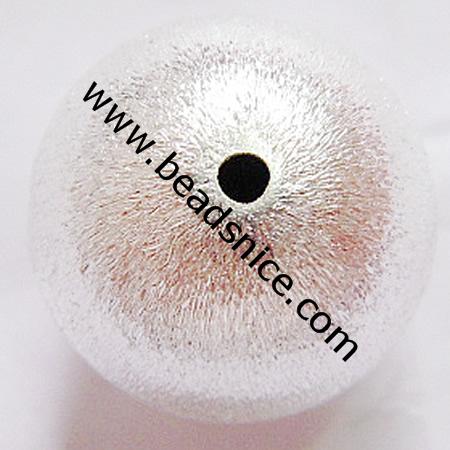 Brass Stardust Beads , Round, nickel  free, lead free,4mm, Hole:Approx 1.2mm,