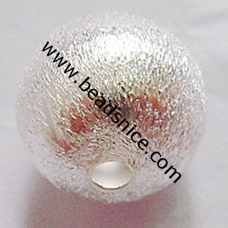 Brass Stardust Beads , Round, nickel  free, lead free,16mm, Hole:Approx 2mm,