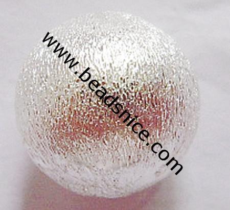 Brass Stardust Beads , Round, nickel  free, lead free,6mm, Hole:Approx 2.5mm,
