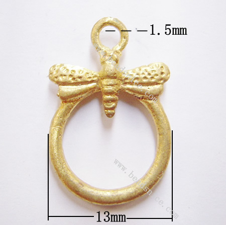 Toggle clasp, brass,nickel free, lead free,2.5x19.5mm & 11.5x13mm,hole: approx 1.5mm