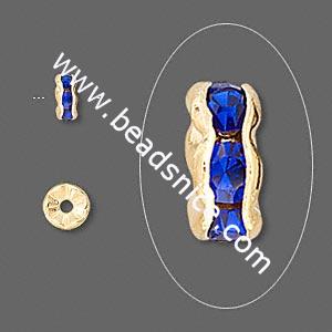 Rondelle Rhinestone Beads,A Grade Middle East Rhinestone, 10mm, 
