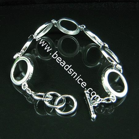 Handmade Jewelry Brass Bracelet, Nickel Free, Lead Safe,17.5MM,Inside diameter：12.5mm,8.48 Inch,