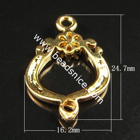 Toggle clasp, brass,nickel free, lead free,24.7x16.2mm & 11.5x26.6mm,hole: approx 2.5mm & 2.1mm,