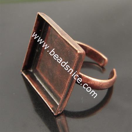 Brass Bezel Ring Settings,size:6 ,lead-safe,nickel-free