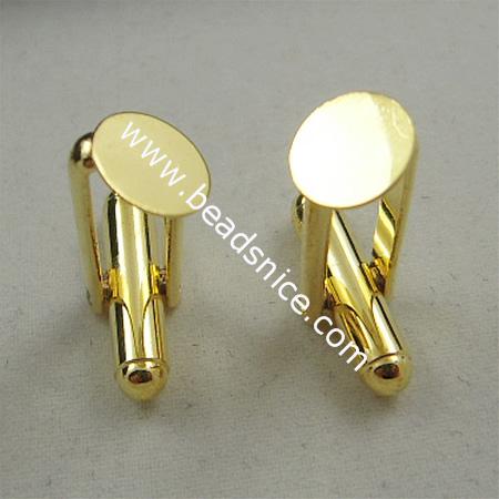 Jewelry brass buckle,base diameter:12mm,Nickel free , Lead safe,Handmade Plated,