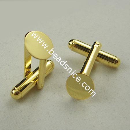 Jewelry brass buckle,base diameter:10mm,Nickel free , Lead safe,Handmade Plated,