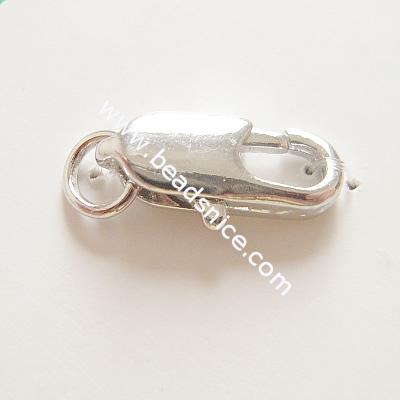 brass Lobster Claw Clasps,12mm long,4.5mm wide,nickel free,lead safe,