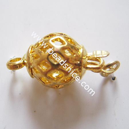 Jewelry brass clasp, brass,8x15mm,nickel free,lead safe,