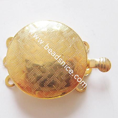 Jewelry brass clasp,nickel free,lead safe,18x24mm,