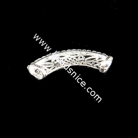 Jewelry Brass Pendant,NIckel Free,Lead Free,18.5mmLong,38mmWide，inside diameter:about10.5x4mm,