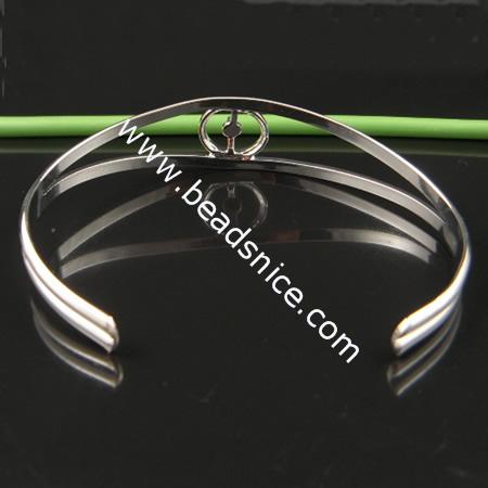 Brass bracelet,base diameter:9mm,inside diameter:65mm,nickel free,lead safe,