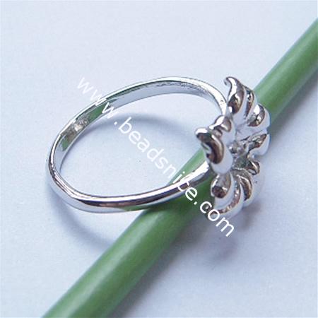 cheap rings settings,size:7,flower