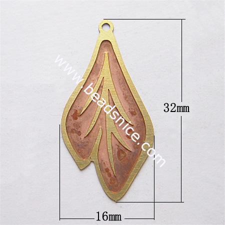 Brass net flake beading,32x16mm,hole:about 1.5mm,nickel free,lead safe,