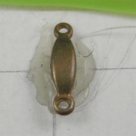 Brass connectors/link,10.5x3.5mm,hole:about 1mm,nickel free,lead safe,