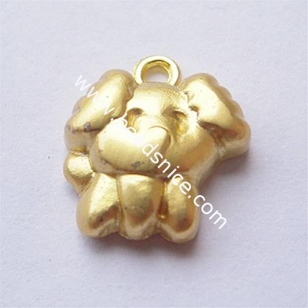 Pendants for necklaces,brass, animals,lead-safe,nickel-free,