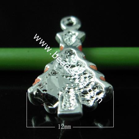 Alloy pendant component,enamel charm with rhinestone,Pb-free & Ni-free & Cd-free,21x12mm,hole:about 1mm, 
