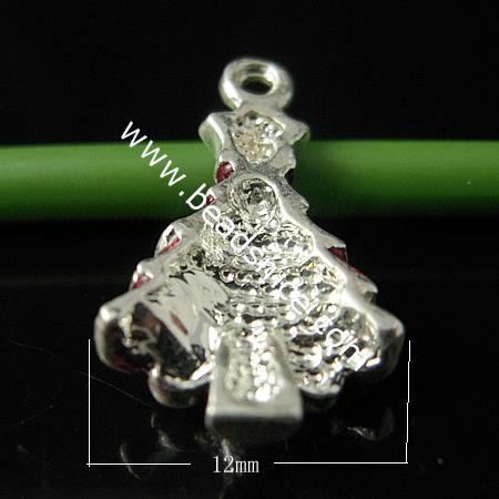Alloy pendant component,enamel charm with rhinestone,Pb-free & Ni-free & Cd-free,21x12mm,hole:about 1mm, 