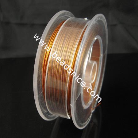 Tiger tail beading wire,7 strand,length:100m, 0.38mm diameter,