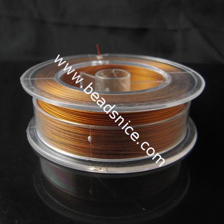 Tiger tail beading wire,7 strand,length:100m, 0.6mm diameter,