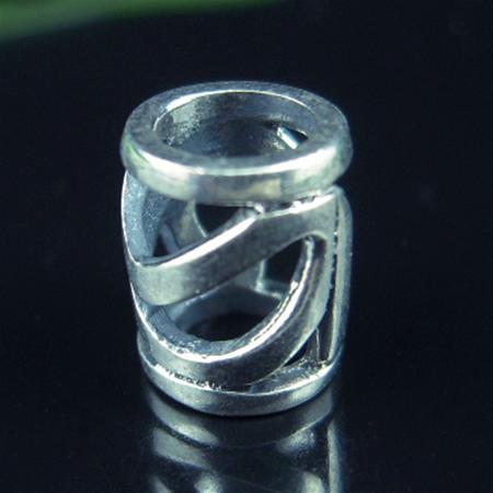 925 Sterling silver bali european style bead,9x7.5mm,hole:approx 5mm,no ,