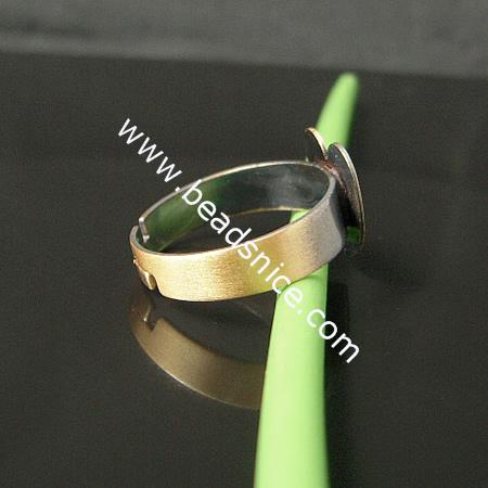 Brass Ring,Base  Inside Diameter:7mm,Nickel Free ,Lead Free,