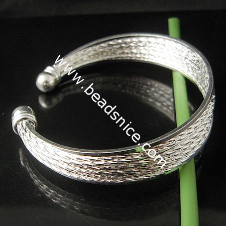 Jewelry brass bracelet,inside diameter:57mm,11 Line,nickel free,lead safe,