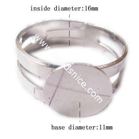 filigree ring base,size:6
