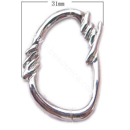 Chain Link,Brass,48x31mm,Nickel Free,Lead Free,