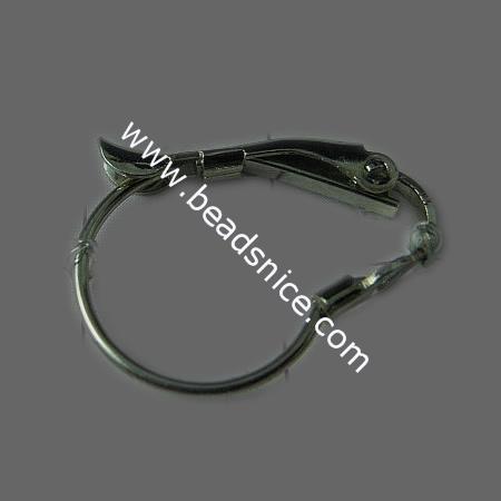 Earring hooks lever back ear wires dangle earrings settings wholesale jewelry components brass handmade