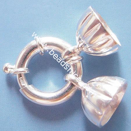 Sterling Silver Spring Rings Clasps,20mm,