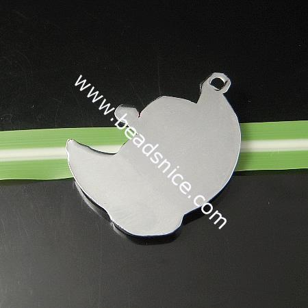 Alloy Pendant,37x26mm,Hole:about 3mm,Lead Safe,Nickel Free,