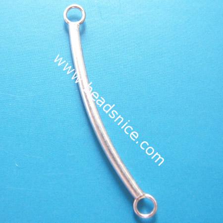 Sterling silver connectors / links,1.8x30mm,