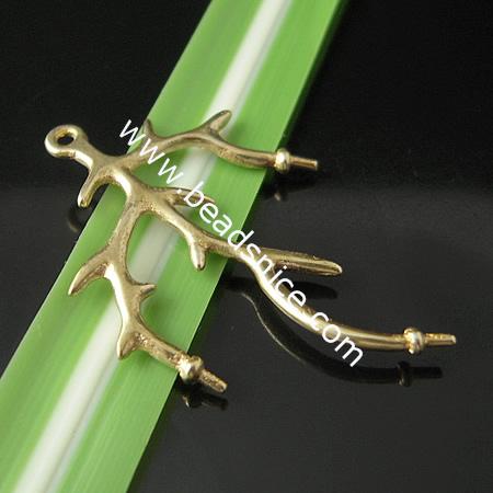 Brass Bails for Half-Drilled Beads,Many colors available,