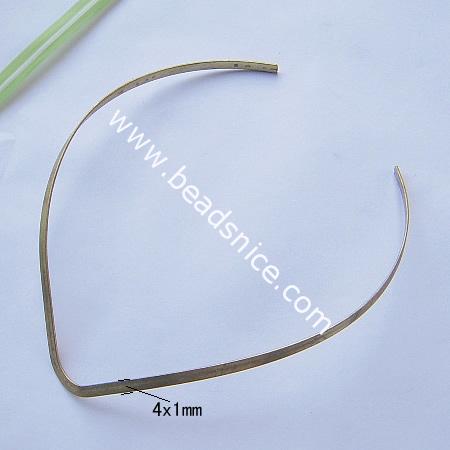 Brass necklace,4x1mm & 145x128mm,nickel free,lead safe,