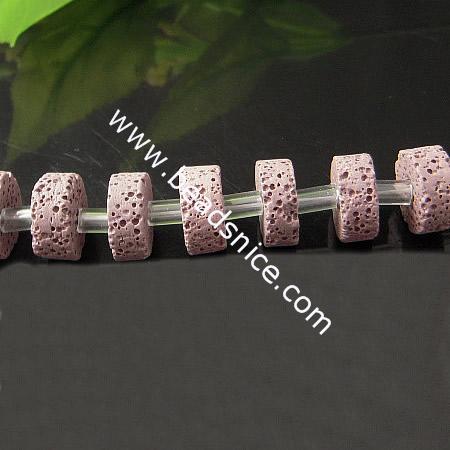Lava Beads Natural,Rondelle,15x15x6mm,Hole:about 1.8mm,14 inch,