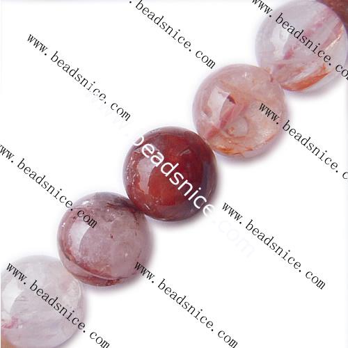 Quartz Rose Natural, Round,10mm,Hole:about 0.8mm,16 inch,