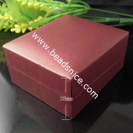 Leather jewelry Box,80x70x38mm,
