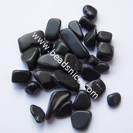 Chip Gemstone Beads,Black Obsidian Natural, no hole, 12-20mm,