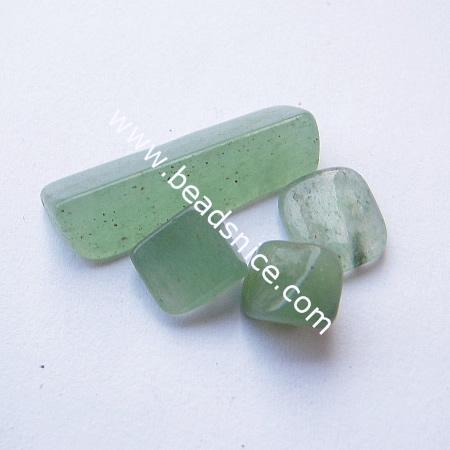 Chip Gemstone Beads, Aventurine Green Natural, no hole, 10-20mm,