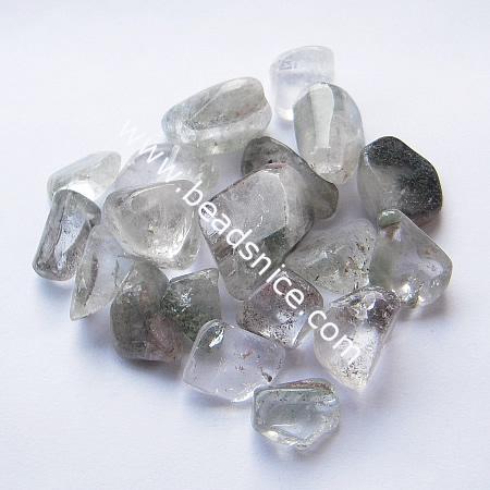 Chip Gemstone Beads, Phantom Natural, no hole, 15-30mm,