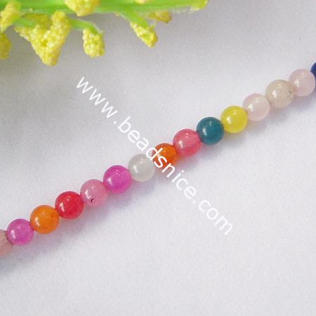 Jade Beads,6mm,14 inch,Hole:about 0.8mm,