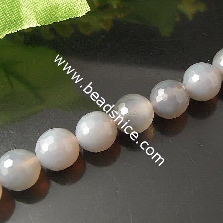 Gemstone Beads,6mm,14 inch,Hole:about 0.8mm,