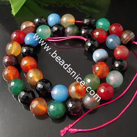 Mixed Gemstone Beads,12mm,14 inch,Hole:about 1mm,