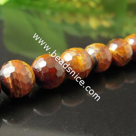 Tiger Eye Beads Natural,4mm,14 inch,Hole:about 0.8mm,