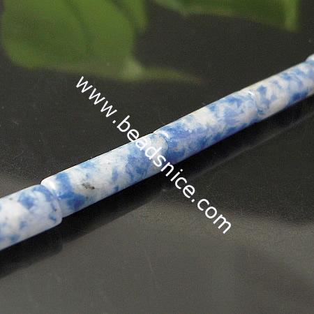 Blue Spot Natural,4x14mm,16 inch,Hole:about 1.2mm,