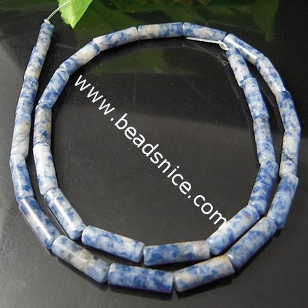 Blue Spot Natural,4x14mm,16 inch,Hole:about 1.2mm,