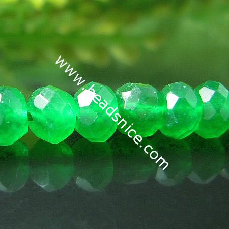 Malay Jade,4x6mm,16inch,Hole:about 1mm,