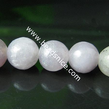 Lilac Stone,6mm,16 inch,Hole:About 0.8mm,
