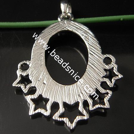 Alloy Pendant,Base Diameter:18x25mm,Hole:about 4x4mm,Lead-Safe,Nickel-Free,